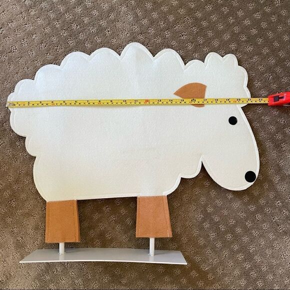 Custom Made Felt Sheep Nursery Kids Room Decor - Picture 16 of 17